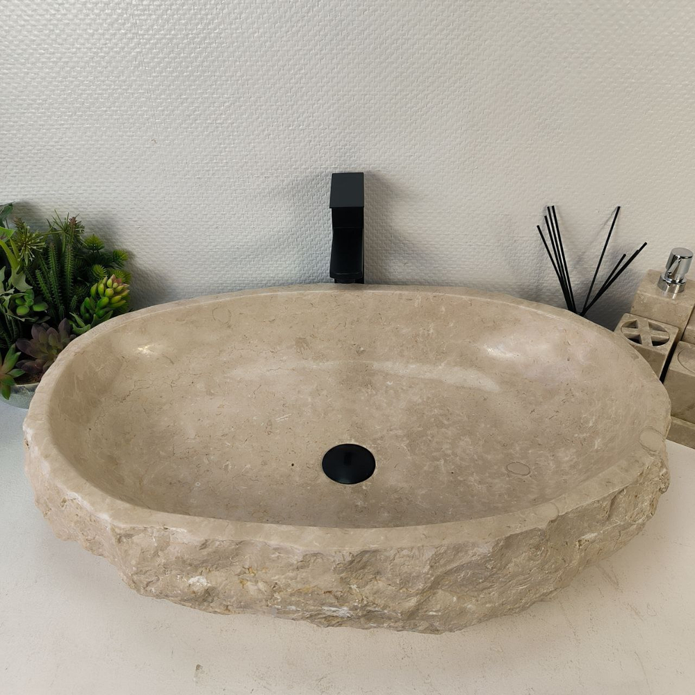 Раковина из мрамора Erozy Cream EM-65326 71*46*16 0881