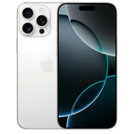 Смартфон Apple iPhone 16 Pro Max 256GB, Nano-SIM + eSIM, White Titanium (Титановый белый)