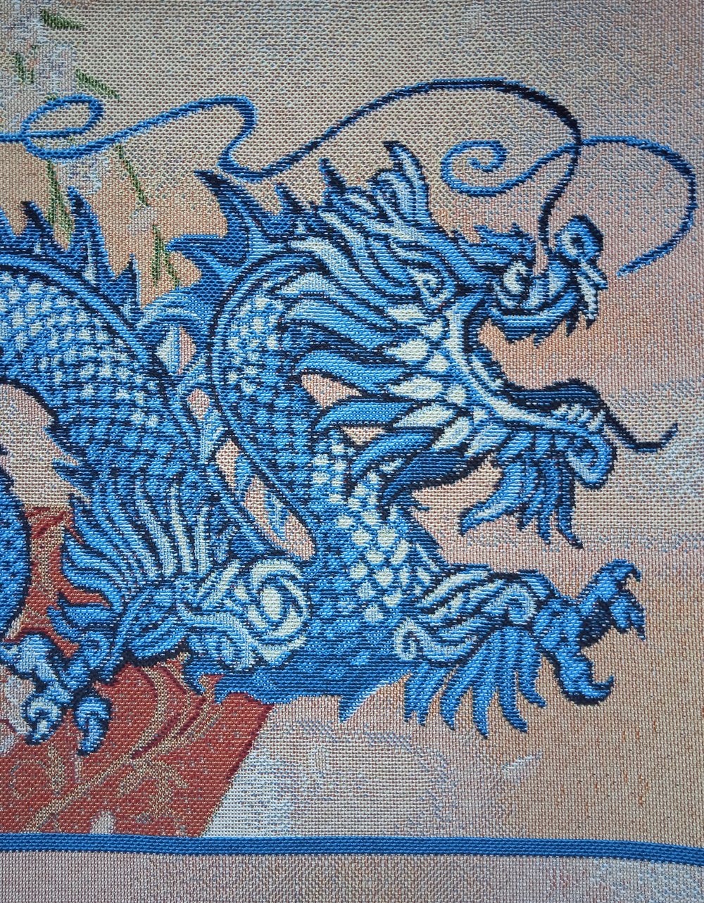 Календарь из гобелена на 2024 год Небесный дракон 40х88