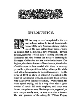 The Wonders of the Invisible World. Being an Account of the Tryals of Several Witches Lately Executed in New-England | Cotton Mather