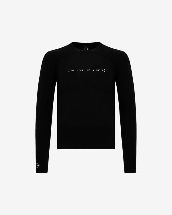 Лонгслив Scripture Черный - фото 1