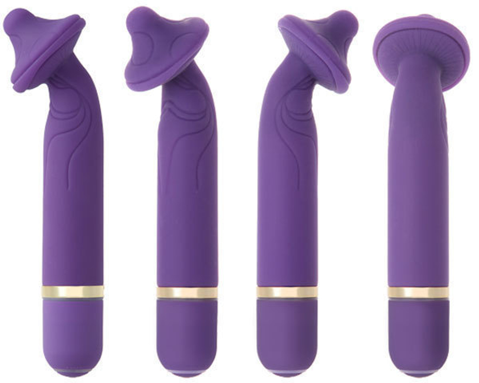 G-Spot вибромассажер водонепронецаемый Волшебный гриб, 14 см