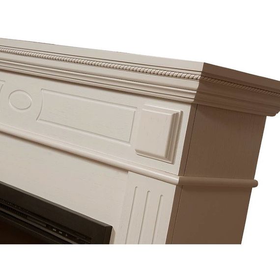 Каминокомплект: Биокамин Firelight BFP/P-2520, портал Bianco 25 шпон белёный дуб — (3)