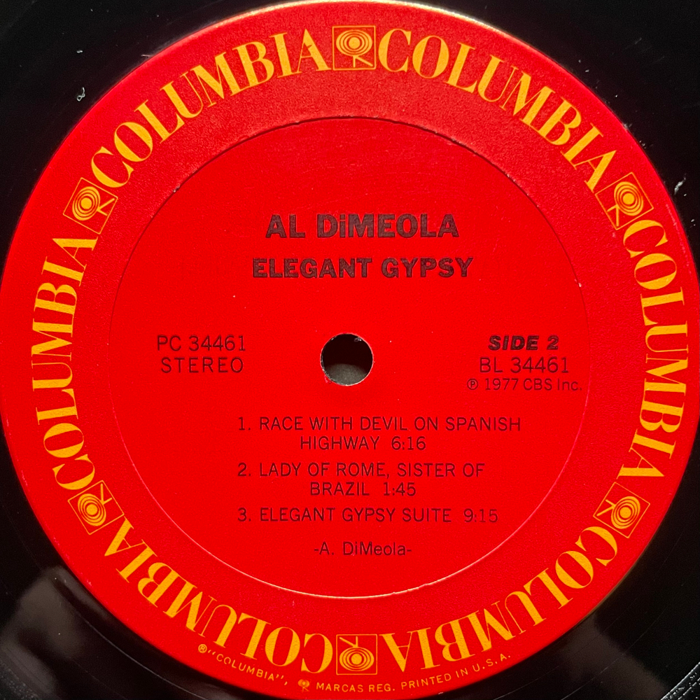 Al Di Meola - Elegant Gypsy (США 1977г.)
