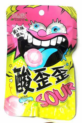 Карамель Hong Tai Kee Foods SOUR с кислым вкусом ПЕРСИК 20гр 20шт