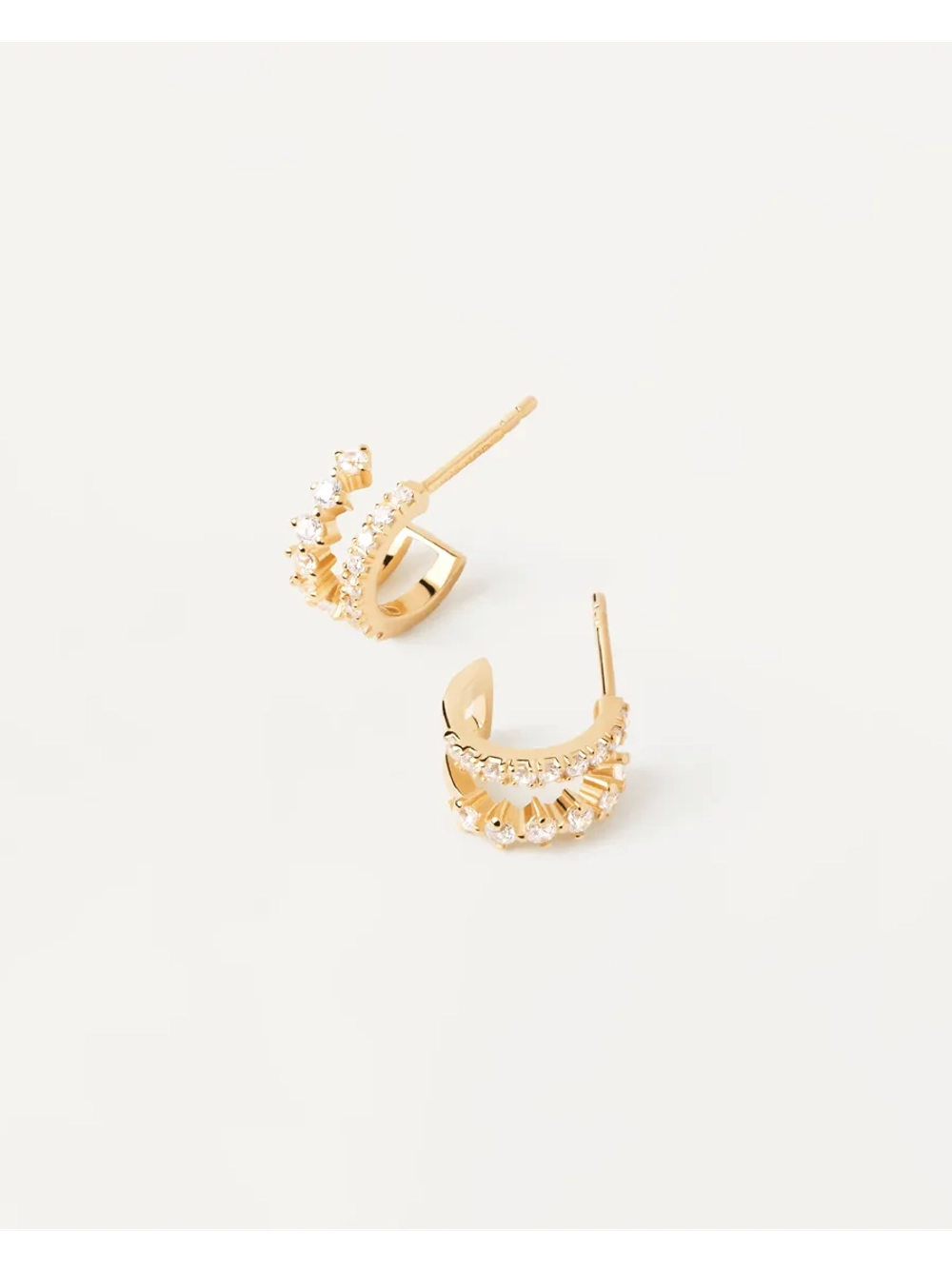 Серьги Rubi серебро 925 пробы покрытое золотом