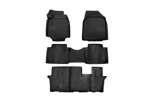 Коврики 3D в салон HONDA Pilot, 2012-2016, 4 шт. (полиуретан)  AFMHND00007