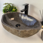 Раковина из речного камня RS-65383 58*36*15 0857