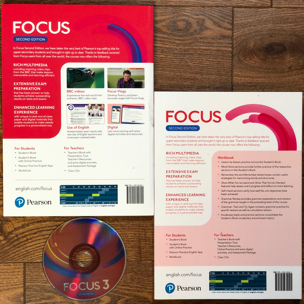 Focus Second Edition 3 (SB + WB + CD)