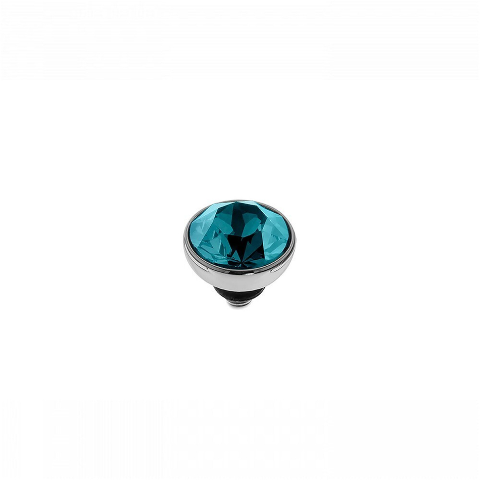 Шарм Qudo Bottone Blue Zircon 8 мм 680112 BL/S