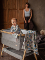 Двусторонний плед Mjölk Grizzly Bears, уценка