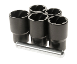 Набор головок для поврежденных болтов 1/2" 19-24мм 6 предметов JTC