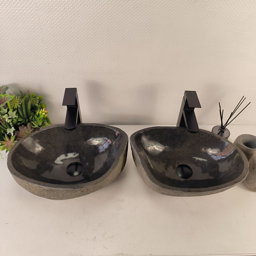 Раковина из речного камня ПАРА! RS-65486 42*30*15 0865