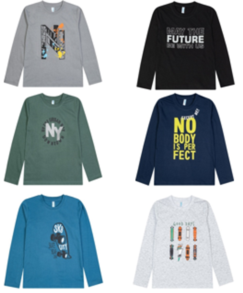 Лонгслив для мальчиков р-р 140 т.хаки (Такро) N135K-7/10