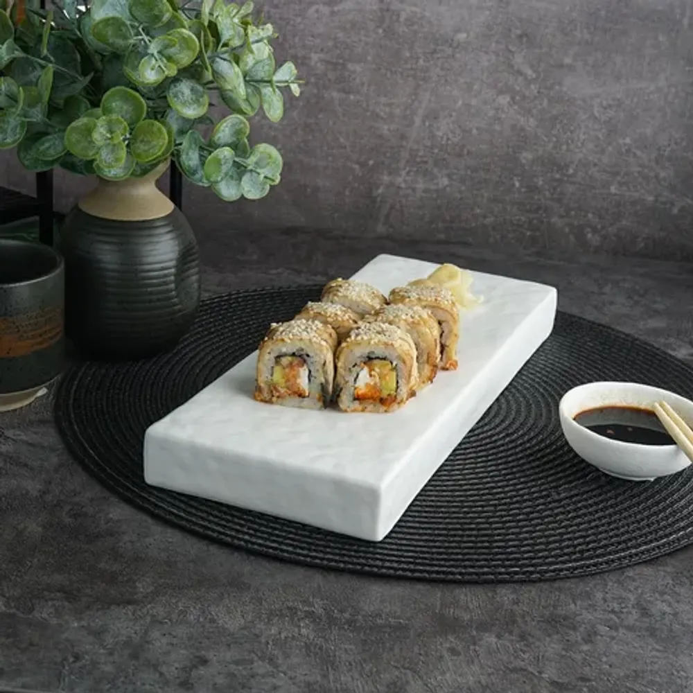 Блюдо прямоугольное 30,6*12 см h3 см White Matt Panasia P.L. Proff Cuisine [2]