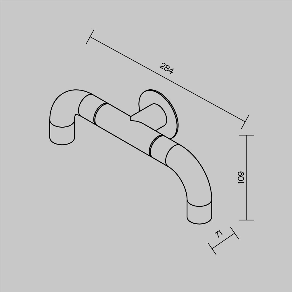 Уличный настенный светильник Outdoor O477WL-L4GF3K