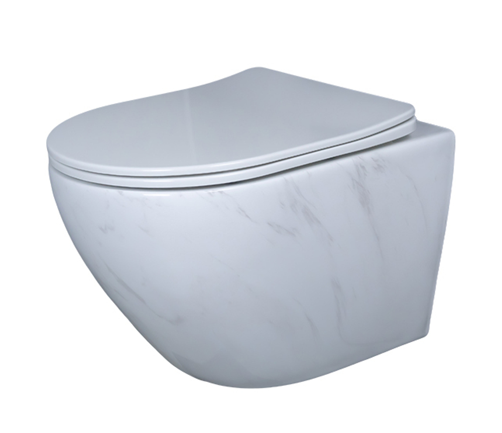 Унитаз подвесной Gid Ws2198 (СС) 62228Y под камень глянцевый 49x36x35.5