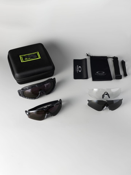 Комплект тактических (защитных) очков для стрельбы, противоосколочные, со сменными линзами