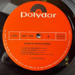 Винтажная виниловая пластинка LP Rainbow Down To Earth (Japan 1979) (Obi) Since You Been Gone