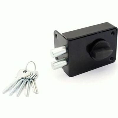 Замок накладной дверной, Зенит, 3Н1-3-1, 00-00000636, чер