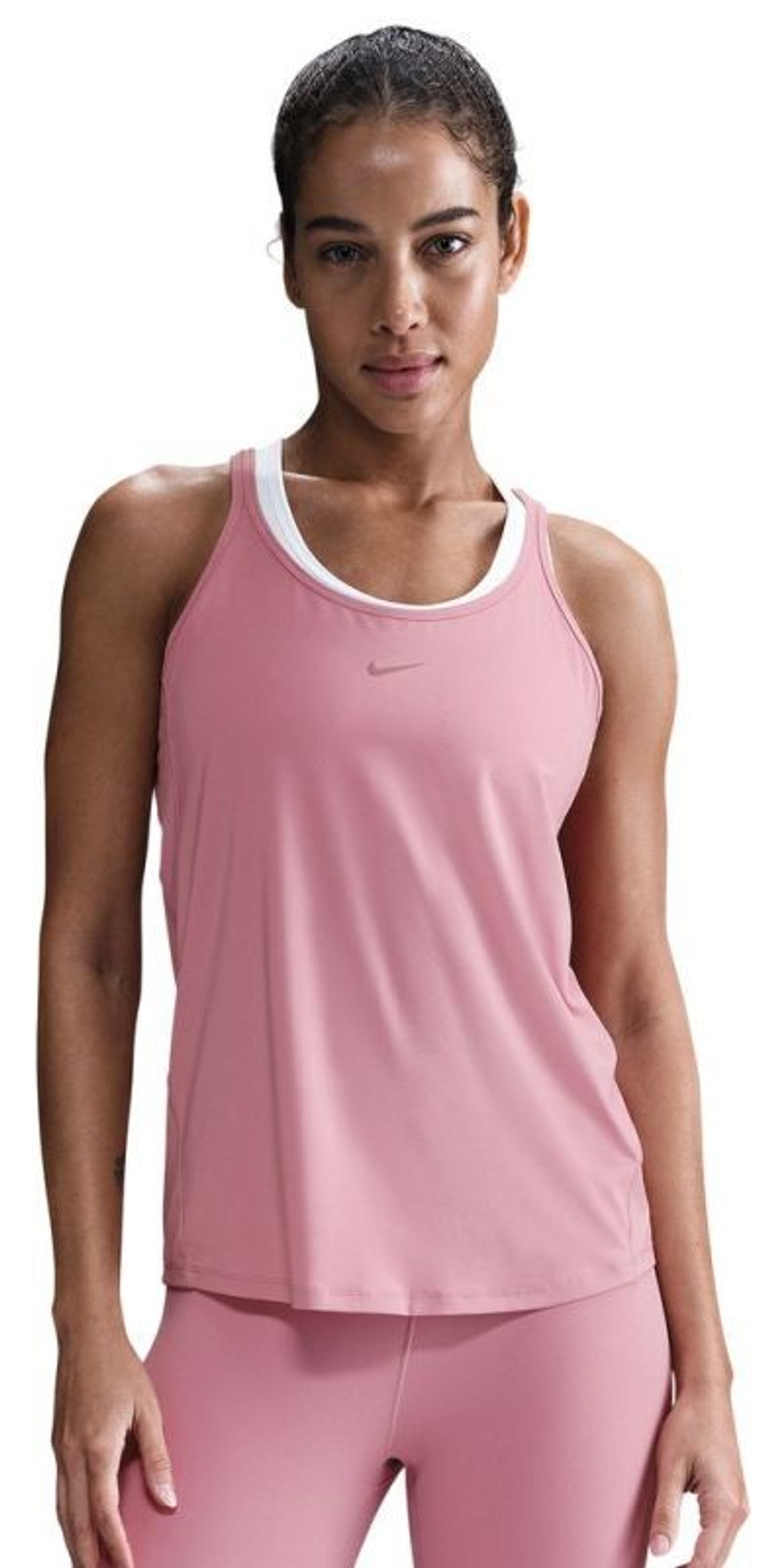 Женский топ теннисный Nike One Classic Dri-Fit Tank - Розовый