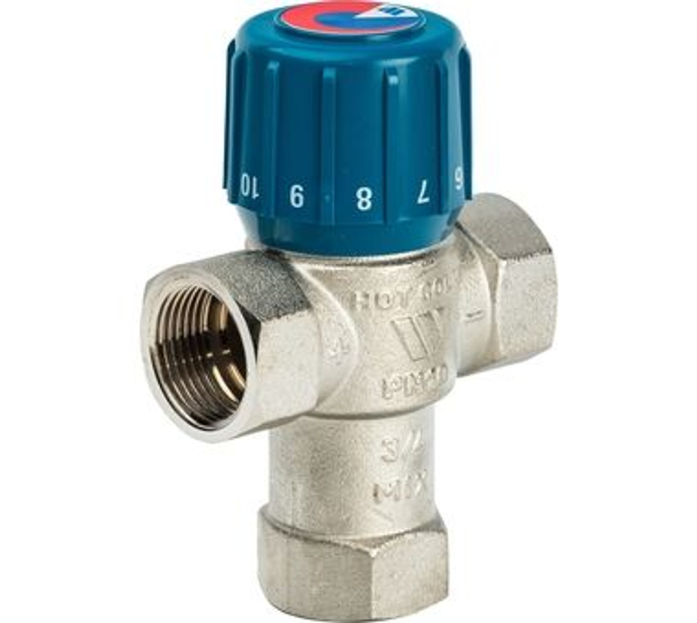 Термостатический смеситель WATTS "3/4"(25-50*С) для теплого пола 10017420