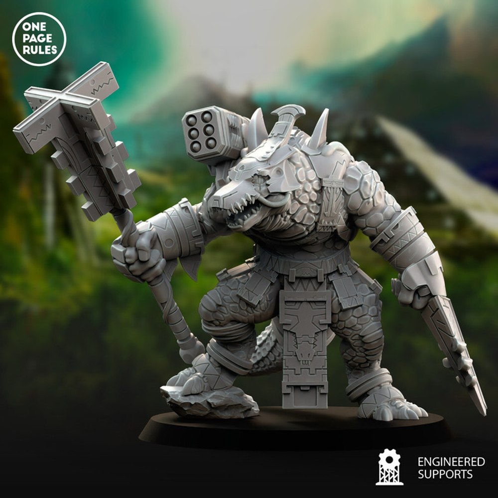 Grand Alliance Order Seraphon Saurus Guard миниатюра для dnd, днд, pathfinder, фентези, Настольная игра, НРИ, Варгейм, РПГ