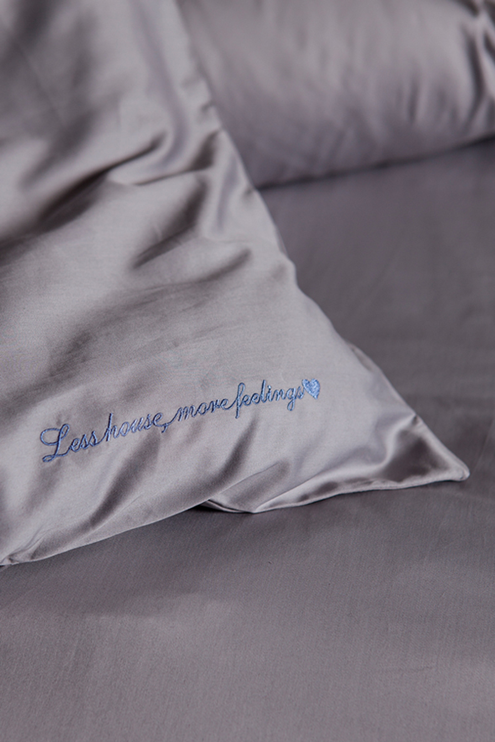 Постельное белье 2 спальное евро Luxberry Daily Bedding стальное