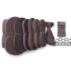 Набор фурнитуры для пошива нижнего белья (кофе)