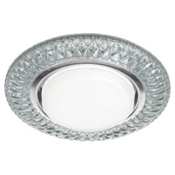 DK LD23 SL/WH Светильник ЭРА декор cо светодиодной подсветкой Gx53, прозрачный