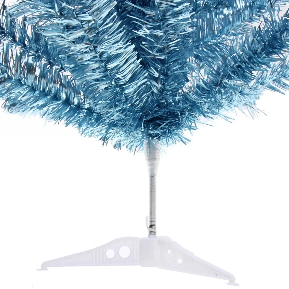 Ёлка «Теплая вьюга» 90 см, ПВХ (90 веток), Голубой