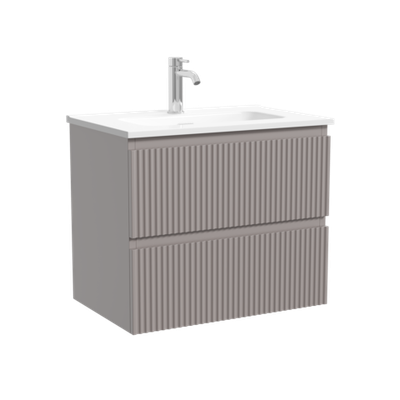 Тумба подвесная SANCOS Snob R 590х390х500, c двумя ящиками оснащенными доводчиками, Doha Soft, арт.SNR60/39SM