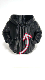 Уценка! Подставка для карандашей "Худи", 13 см высота, 3D печать, черная