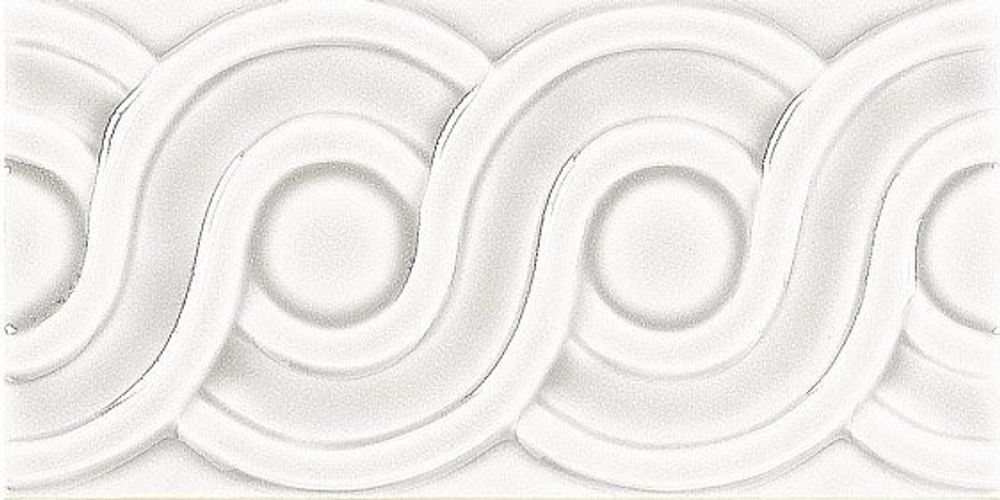 Adex Modernista Relieve Clasico C/C Blanco 7.5x15