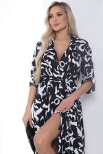 Платье "Алария" (черное) П9081 LT Collection (Акция)