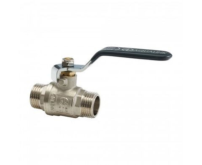 AQUALINK шаровой кран для воды 1/2, (нар-нар, ш/ш) рычаг, 2427