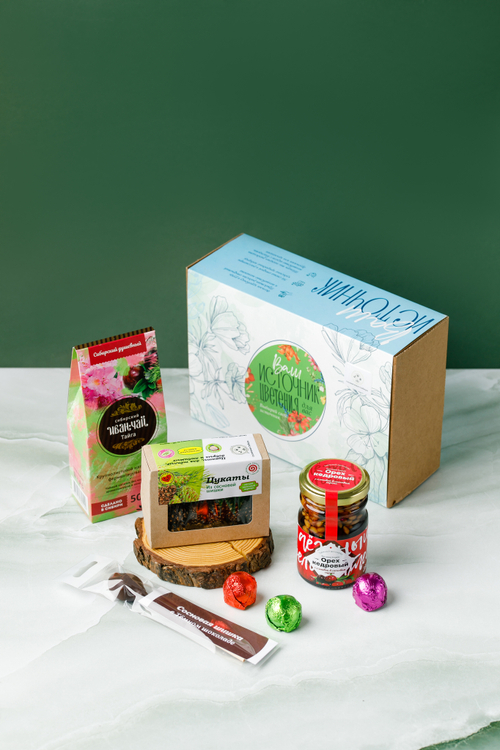 Подарочный набор ИСТОЧНИК ЦВЕТЕНИЯ / 850 г / Солнечная Сибирь