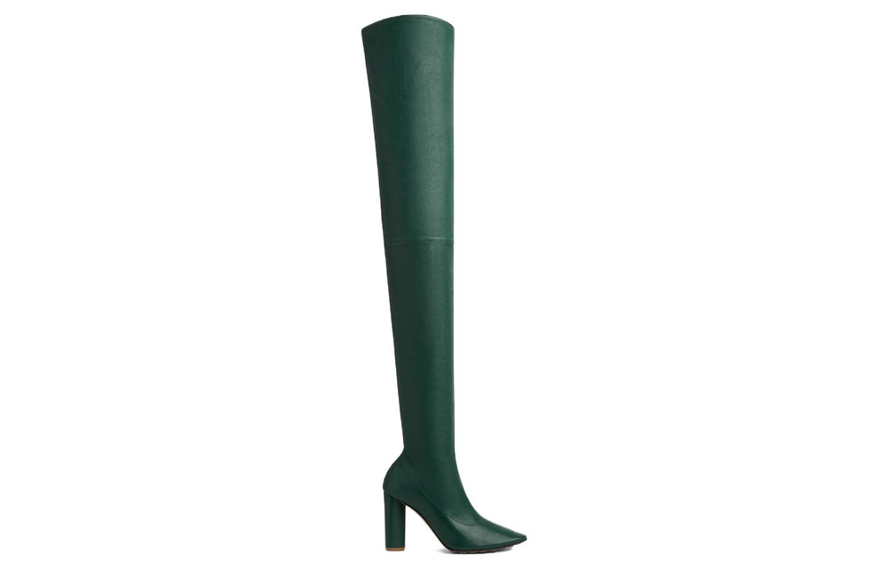 Bottega Veneta Tripod Over the knee Boots 9cm Women"s Green