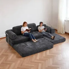 Диван Chillout, тёмный графит