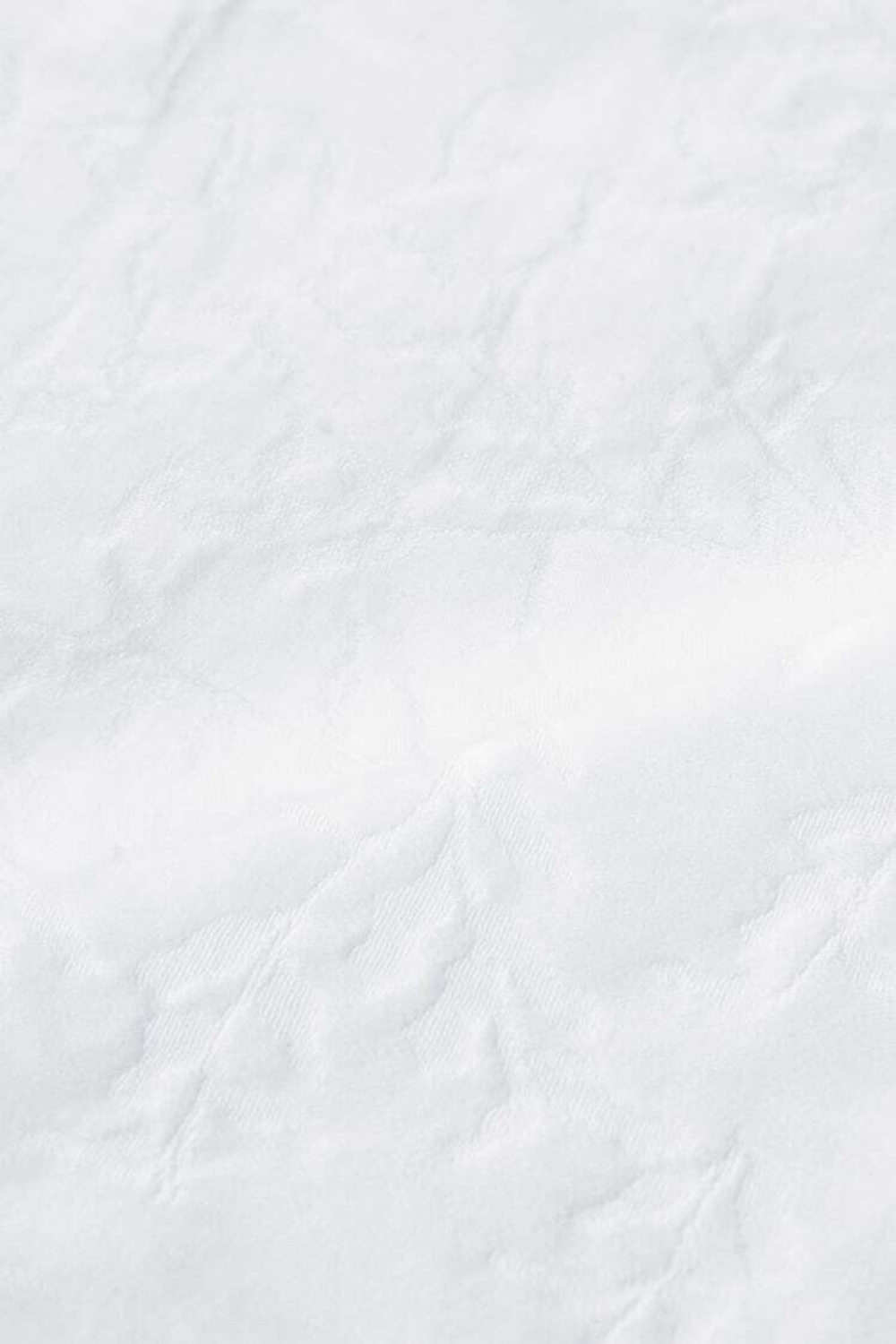 ZARA HOME САЛФЕТКА С ЖАККАРДОВЫМ РИСУНКОМ В ВИДЕ ЛИСТЬЕВ (КОМПЛЕКТ ИЗ 2 ПРЕДМЕТОВ), БЕЛЫЙ