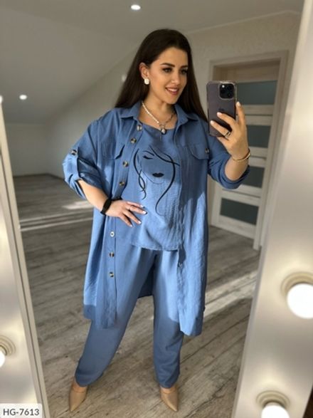 Костюм тройка HG-7612 Фабрика Моды Фото 2