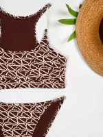 купальник раздельный 3 в 1 с топом и с 2 -мя плавками