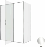 Душевой уголок Allen Brau Priority 140x80 3.31034.00 + 3.31040.00 прозрачный/хром