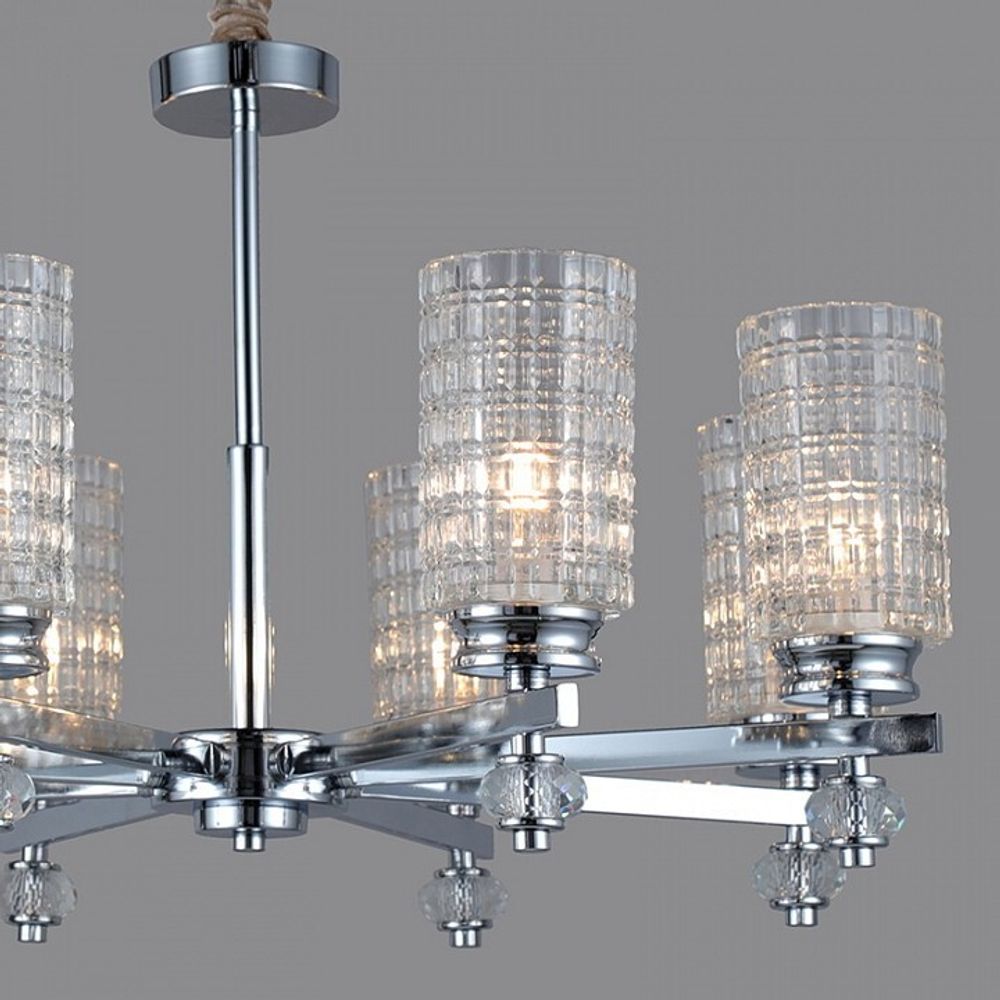 Подвесная люстра ILLUMICO  IL8678-8P-20 CR