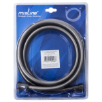 Шланг душевой 175 см имп/кон, силиконовый ГРАФИТ MIXLINE MIX-7-175 ЛЮКС (блистер)