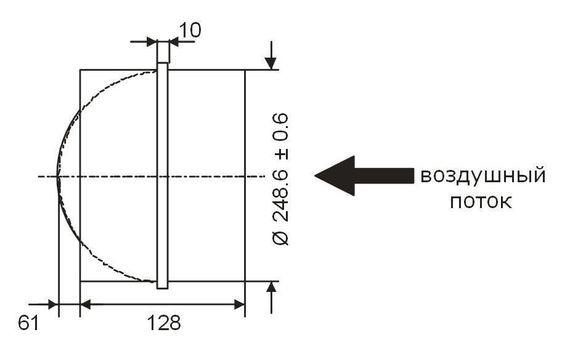 Обратный клапан BDS 315 для круглых каналов из оцинкованной стали производства DEC International (Нидерланды)