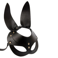 Черная маска с удлиненными ушками и заклепками Bior Toys Notabu NTB-80653