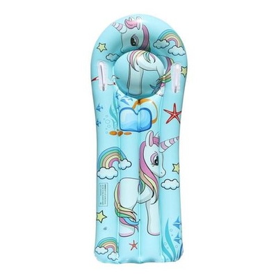 Матрасс с ручками детский 110 см, цв. голубой, с-30564