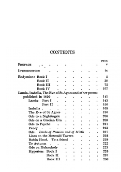 Poems: Endymion. The volume of 1820, and other poems | Keats John