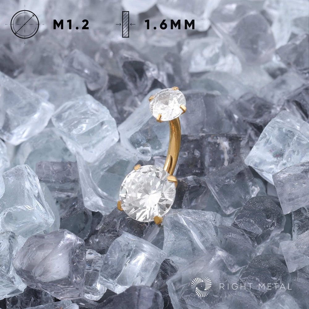 Банан Pure v.2 Crystal PVD Yellow